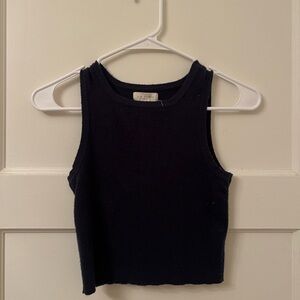 Navy halter top by LA hearts